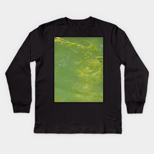 Algae Frond Macro Kids Long Sleeve T-Shirt